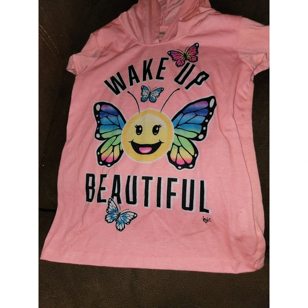 Justice‎ butterfly pajamas wake up beautiful sleep wear size 8
